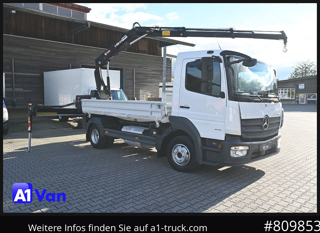 MERCEDES-BENZ Atego 816 Kipper Kran, Hiab, AHK, Klima - Tipper, Crane truck: picture 1 MERCEDES-BENZ Atego 816 Kipper Kran, Hiab, AHK, Klima - Tipper, Crane truck: picture 1