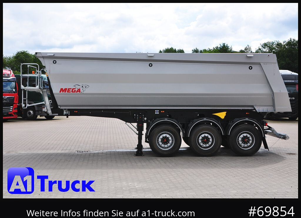 New Tipper semi-trailer REISCH Mega  28m³ Lift Stahl  SAF Hardox: picture 10