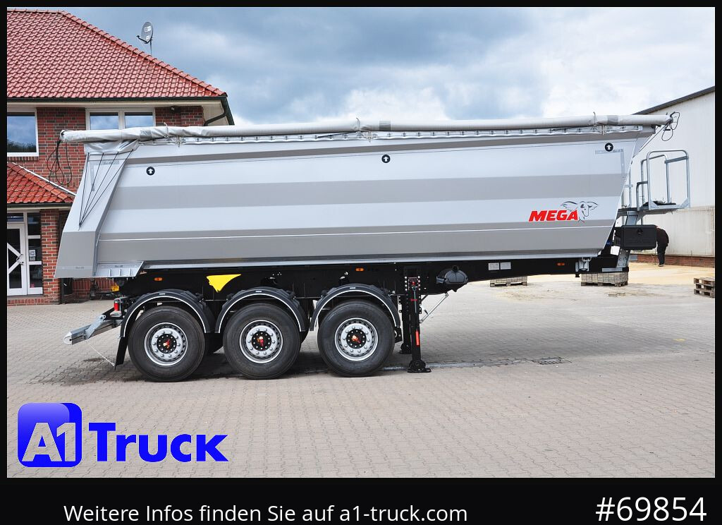 New Tipper semi-trailer REISCH Mega  28m³ Lift Stahl  SAF Hardox: picture 7
