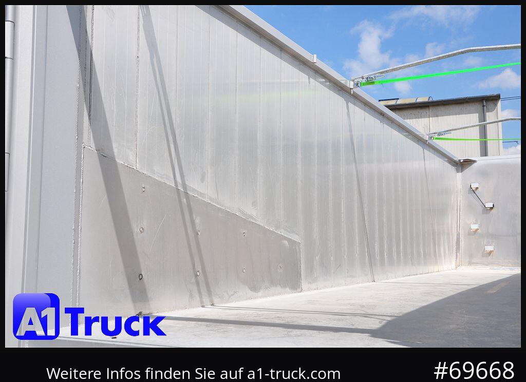 REISCH RHKS, Alu-Kippmulde 50m³, NEU Kombitüren, Alufelgen, Liftachse, - Tipper semi-trailer: picture 2 REISCH RHKS, Alu-Kippmulde 50m³, NEU Kombitüren, Alufelgen, Liftachse, - Tipper semi-trailer: picture 2