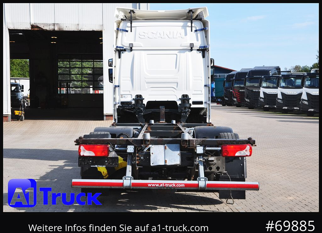 Container transporter/ Swap body truck SCANIA R 450, Midi 7,82, Lenkachse, 1 Vorbesitzer: picture 10