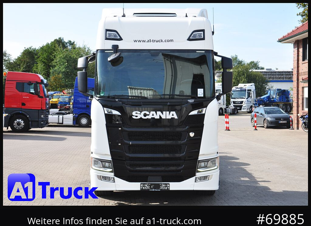 Container transporter/ Swap body truck SCANIA R 450, Midi 7,82, Lenkachse, 1 Vorbesitzer: picture 14