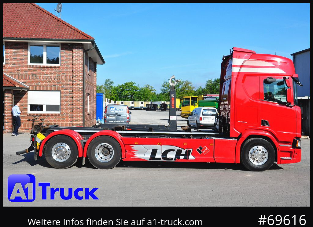 Hook lift truck SCANIA R500, Abrollkipper, HIAB, Lift-Lenkachse,: picture 8