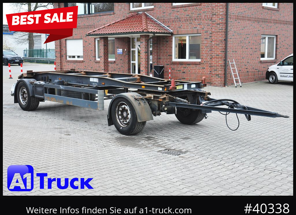 SCHMITZ ACF 18 Luft SAF TüV 07-2026, - Roll-off/ Skip trailer: picture 1 SCHMITZ ACF 18 Luft SAF TüV 07-2026, - Roll-off/ Skip trailer: picture 1