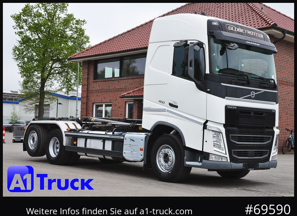 VOLVO FH 460, Meiller RS21.70 Funk Lenkachse Standklima, - Hook lift truck: picture 1 VOLVO FH 460, Meiller RS21.70 Funk Lenkachse Standklima, - Hook lift truck: picture 1