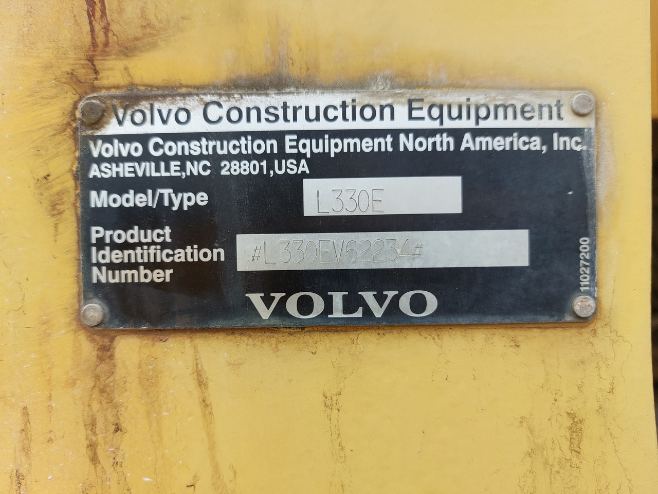 VOLVO L330E HDBH - Wheel loader: picture 3 VOLVO L330E HDBH - Wheel loader: picture 3