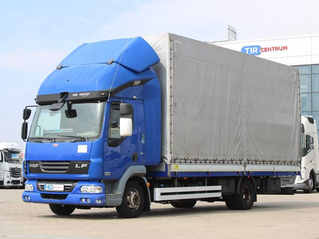 DAF LF 45.220, EURO 5 EEV, SLEEPING CABIN,SIDE-WALLS - Curtainsider truck: picture 1 DAF LF 45.220, EURO 5 EEV, SLEEPING CABIN,SIDE-WALLS - Curtainsider truck: picture 1