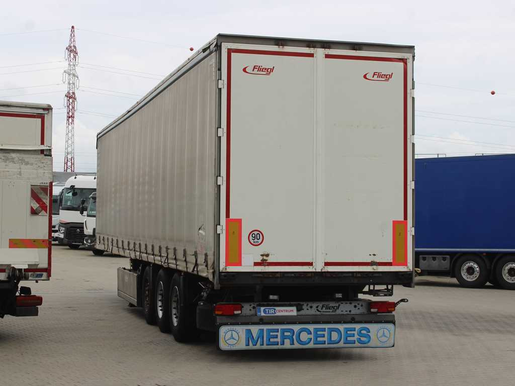 Fliegl SDS 390, MULDA, MULTILOCK, LIFT AXLE, SAF - Curtainsider semi-trailer: picture 5 Fliegl SDS 390, MULDA, MULTILOCK, LIFT AXLE, SAF - Curtainsider semi-trailer: picture 5