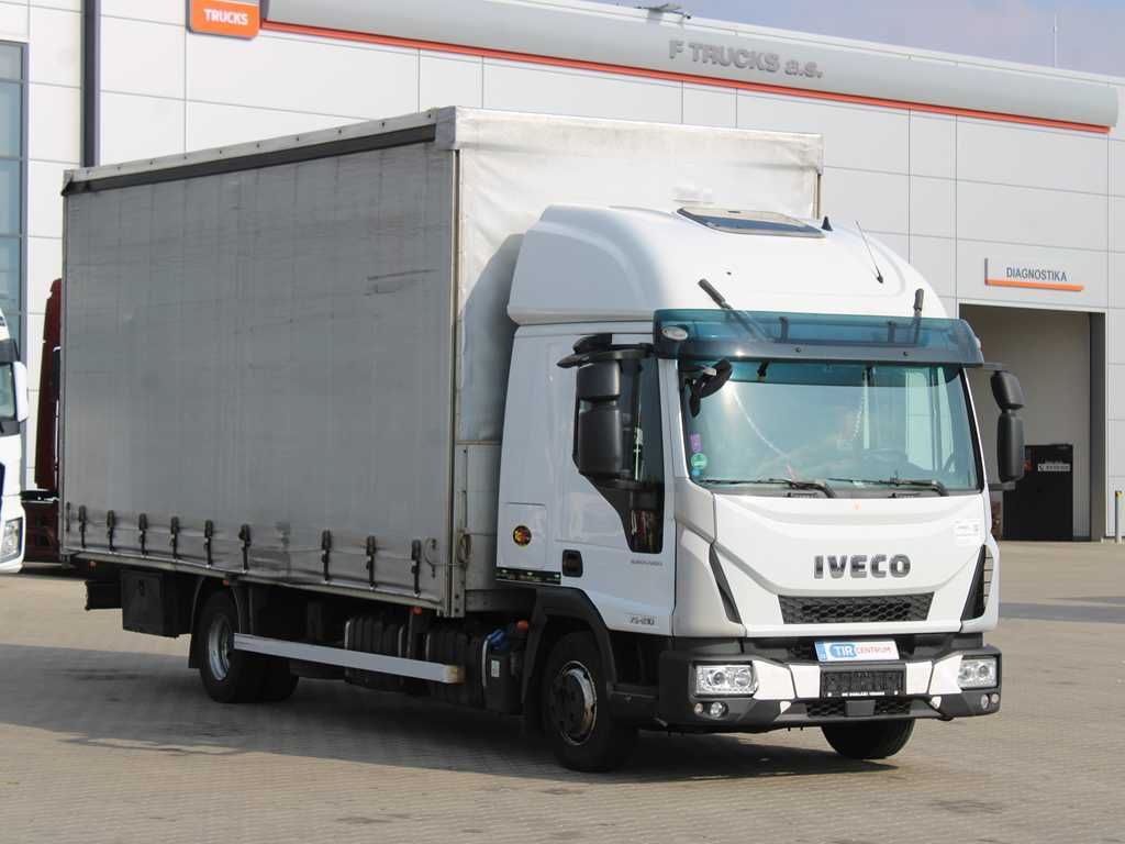 Iveco EUROCARGO 75E210, EURO 6, PNEU 80% - Curtainsider truck: picture 2 Iveco EUROCARGO 75E210, EURO 6, PNEU 80% - Curtainsider truck: picture 2
