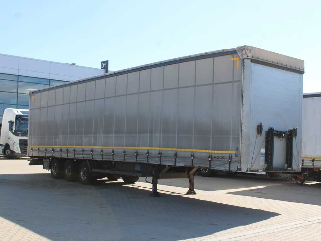 Kögel SN 24 MEGA, SAF, LOWDECK, LIFT AXLE, LIFTING ROOF, MULTILOCK - Curtainsider semi-trailer: picture 3 Kögel SN 24 MEGA, SAF, LOWDECK, LIFT AXLE, LIFTING ROOF, MULTILOCK - Curtainsider semi-trailer: picture 3