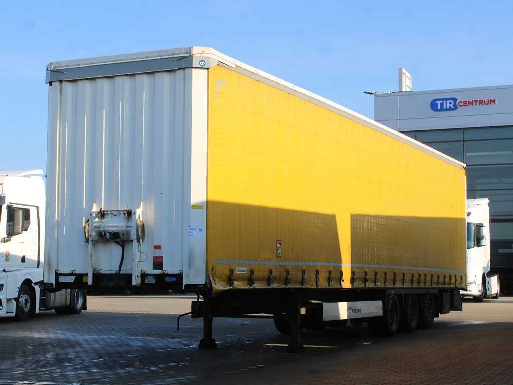 Krone SD, LOWDECK, LIFTING AXLE, LIFTING ROOF, MULTILOCK - Curtainsider semi-trailer: picture 1 Krone SD, LOWDECK, LIFTING AXLE, LIFTING ROOF, MULTILOCK - Curtainsider semi-trailer: picture 1
