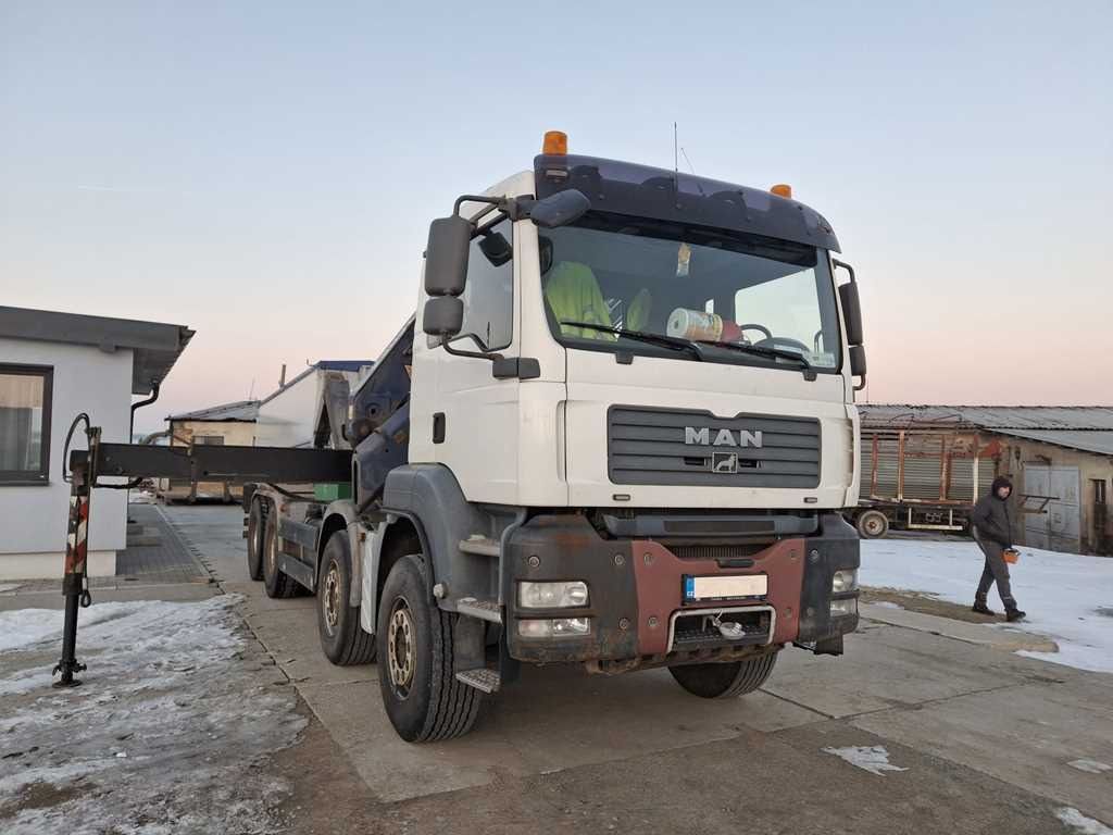 MAN TGA 35.440, 8X4, TEREX ATLAS 240.2E - A6 - Hook lift truck, Crane truck: picture 3 MAN TGA 35.440, 8X4, TEREX ATLAS 240.2E - A6 - Hook lift truck, Crane truck: picture 3