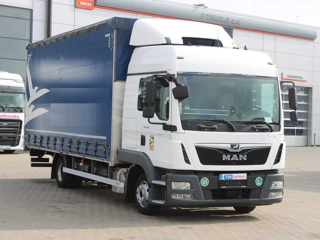 MAN TGL 8.190, EURO 6, TIRES 80% - Curtainsider truck: picture 3 MAN TGL 8.190, EURO 6, TIRES 80% - Curtainsider truck: picture 3