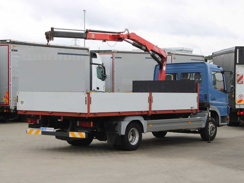 Mercedes-Benz ATEGO 1018, EURO 3, CRANE FASSI F40A.21 - Dropside/ Flatbed truck, Crane truck: picture 3 Mercedes-Benz ATEGO 1018, EURO 3, CRANE FASSI F40A.21 - Dropside/ Flatbed truck, Crane truck: picture 3