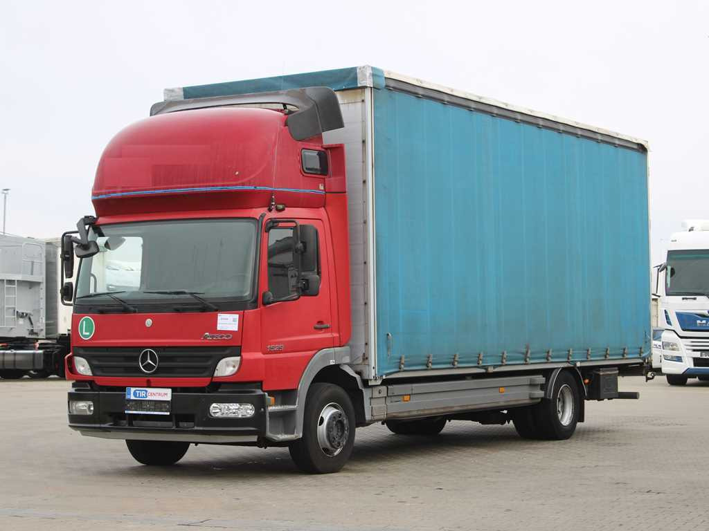 Mercedes-Benz ATEGO 1529 L, SLEEPING BODY, EURO 5 - Curtainsider truck: picture 1 Mercedes-Benz ATEGO 1529 L, SLEEPING BODY, EURO 5 - Curtainsider truck: picture 1