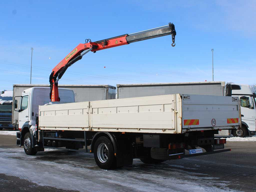 Mercedes-Benz ATEGO 1828, EURO 5, SIDE BOARD, HYDRAULIC ARM PALFINGER PK10000 - Dropside/ Flatbed truck, Crane truck: picture 5 Mercedes-Benz ATEGO 1828, EURO 5, SIDE BOARD, HYDRAULIC ARM PALFINGER PK10000 - Dropside/ Flatbed truck, Crane truck: picture 5