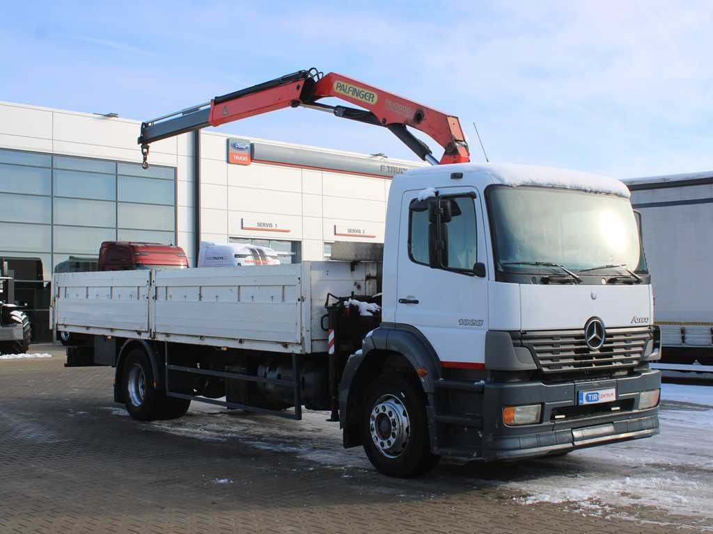 Mercedes-Benz ATEGO 1828, EURO 5, SIDE BOARD, HYDRAULIC ARM PALFINGER PK10000 - Dropside/ Flatbed truck, Crane truck: picture 3 Mercedes-Benz ATEGO 1828, EURO 5, SIDE BOARD, HYDRAULIC ARM PALFINGER PK10000 - Dropside/ Flatbed truck, Crane truck: picture 3