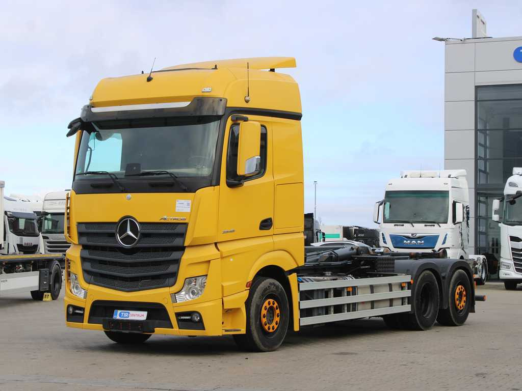 Mercedes-Benz Actros 2548, 6X2, EURO 6, RETARDER, INDEPENDENT AIR CONDITIONING, NAVIGATION - Hook lift truck: picture 1 Mercedes-Benz Actros 2548, 6X2, EURO 6, RETARDER, INDEPENDENT AIR CONDITIONING, NAVIGATION - Hook lift truck: picture 1