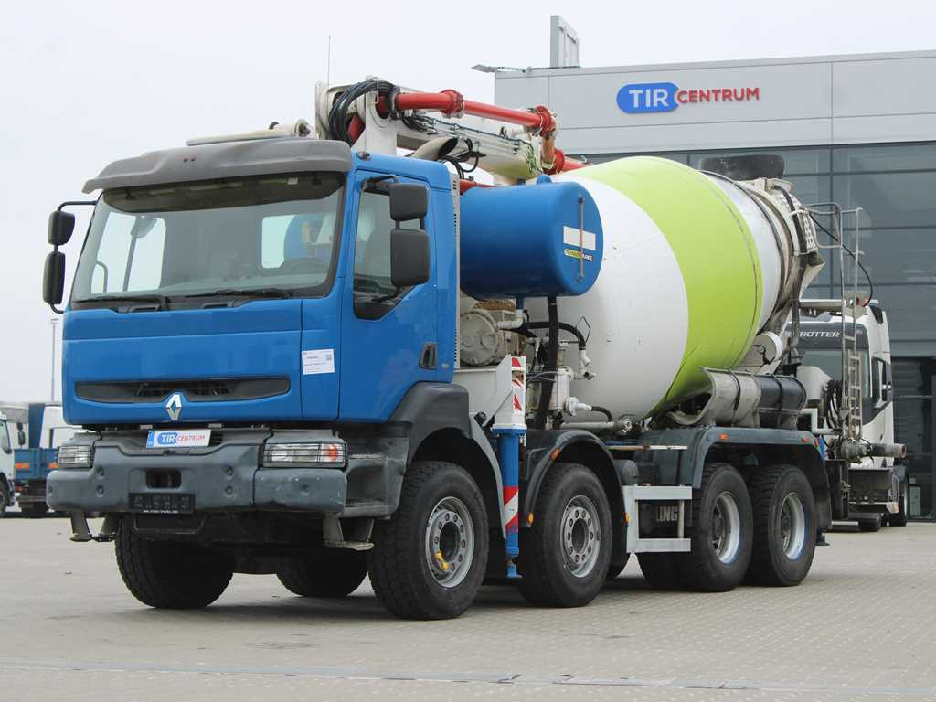 Renault KERAX 420, EURO 3, 7m3, 8X4, CIFA MAGNUM MK 24.4 CONCRETE PUMP - Mixer pump truck: picture 1 Renault KERAX 420, EURO 3, 7m3, 8X4, CIFA MAGNUM MK 24.4 CONCRETE PUMP - Mixer pump truck: picture 1