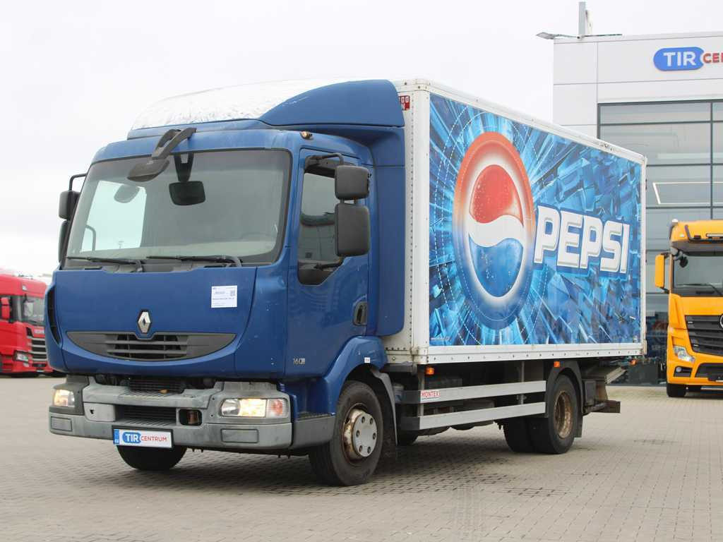Renault MIDLUM 160.10, EURO 4, HYDRAULIC FRONT, TIRE 80% - Box truck: picture 1 Renault MIDLUM 160.10, EURO 4, HYDRAULIC FRONT, TIRE 80% - Box truck: picture 1