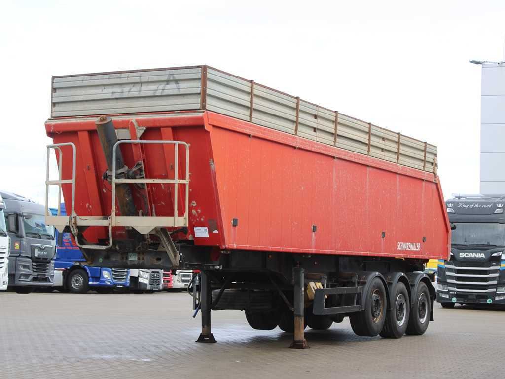Schwarzmüller KIS 3/E, 2X LIFT AXLE, SAF, 46m³ - Tipper semi-trailer: picture 1 Schwarzmüller KIS 3/E, 2X LIFT AXLE, SAF, 46m³ - Tipper semi-trailer: picture 1
