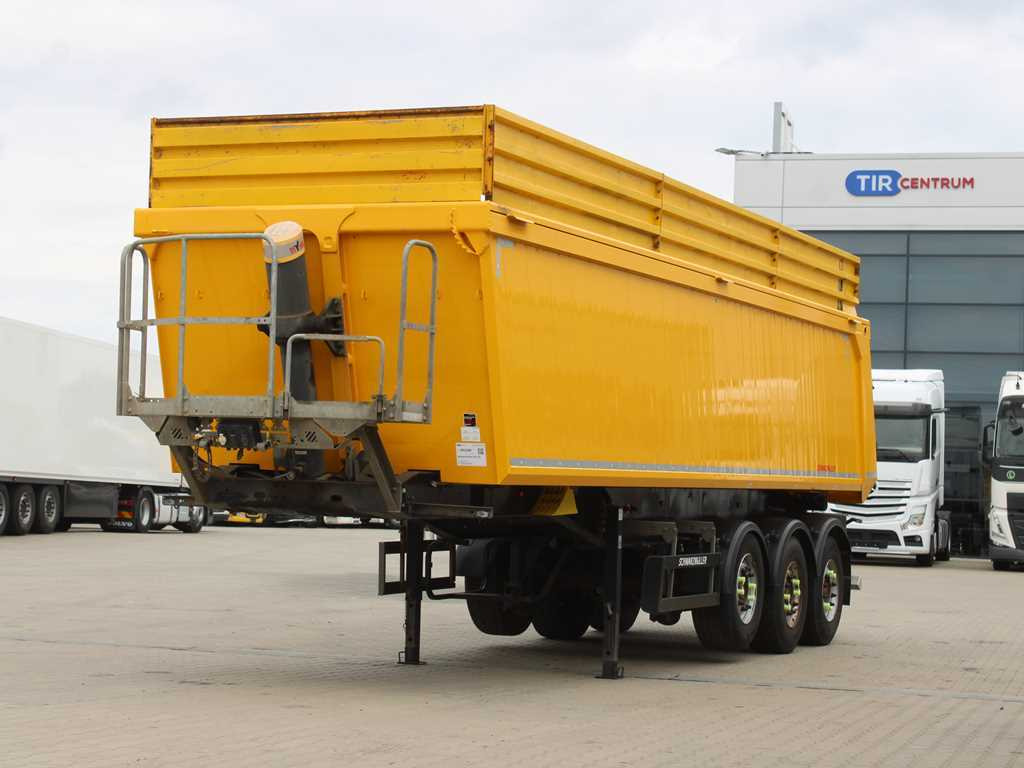 Schwarzmüller KIS 3/E, 2X LIFT AXLE, SAF, 46m³ - Tipper semi-trailer: picture 1 Schwarzmüller KIS 3/E, 2X LIFT AXLE, SAF, 46m³ - Tipper semi-trailer: picture 1