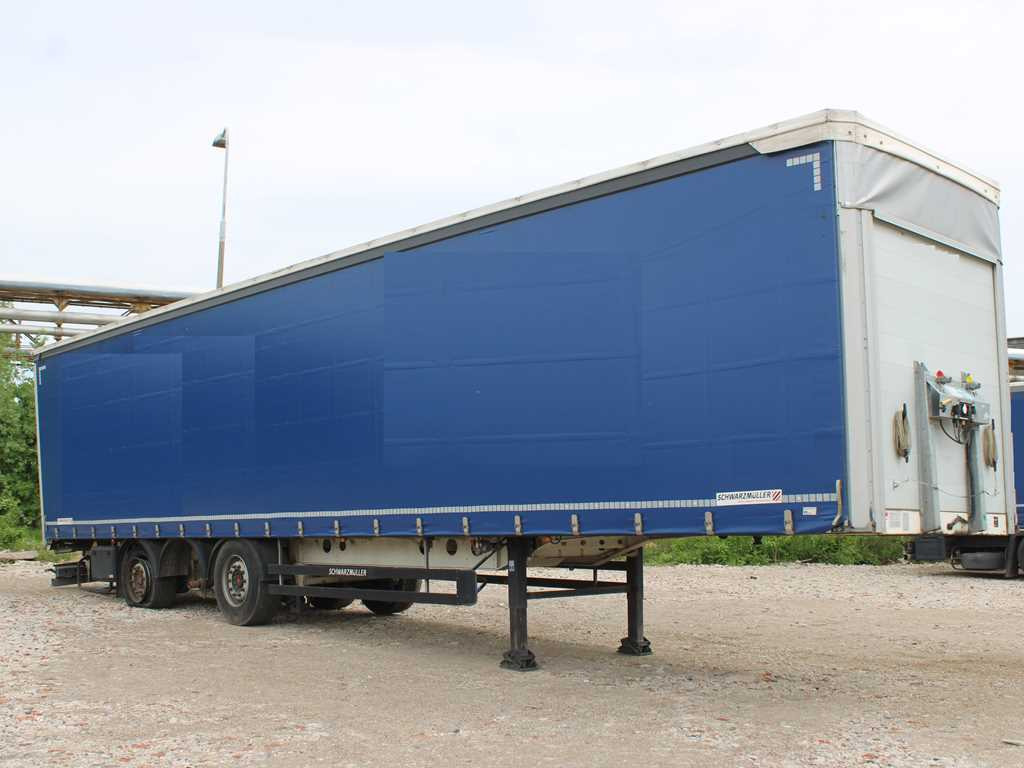 Schwarzmüller SPA 3/E, MULTILOCK, LIFTING AXLE, SAF, MULDA - Curtainsider semi-trailer: picture 2 Schwarzmüller SPA 3/E, MULTILOCK, LIFTING AXLE, SAF, MULDA - Curtainsider semi-trailer: picture 2