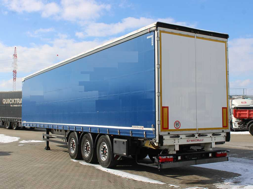 Schwarzmüller SPA 3/E, MULTILOCK, LIFTING AXLE, SAF, MULDA - Curtainsider semi-trailer: picture 4 Schwarzmüller SPA 3/E, MULTILOCK, LIFTING AXLE, SAF, MULDA - Curtainsider semi-trailer: picture 4