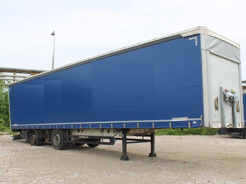 Schwarzmüller SPA 3/E, MULTILOCK, LIFTING AXLE, SAF, MULDA - Curtainsider semi-trailer: picture 2 Schwarzmüller SPA 3/E, MULTILOCK, LIFTING AXLE, SAF, MULDA - Curtainsider semi-trailer: picture 2