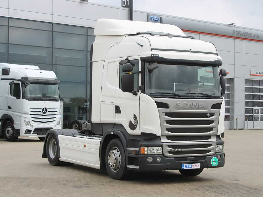 Scania R410, EURO 6, NO EGR, RETARDER, NAVIGATION Scania R410, EURO 6, NO EGR, RETARDER, NAVIGATION - Tractor unit: picture 2 Scania R410, EURO 6, NO EGR, RETARDER, NAVIGATION Scania R410, EURO 6, NO EGR, RETARDER, NAVIGATION - Tractor unit: picture 2