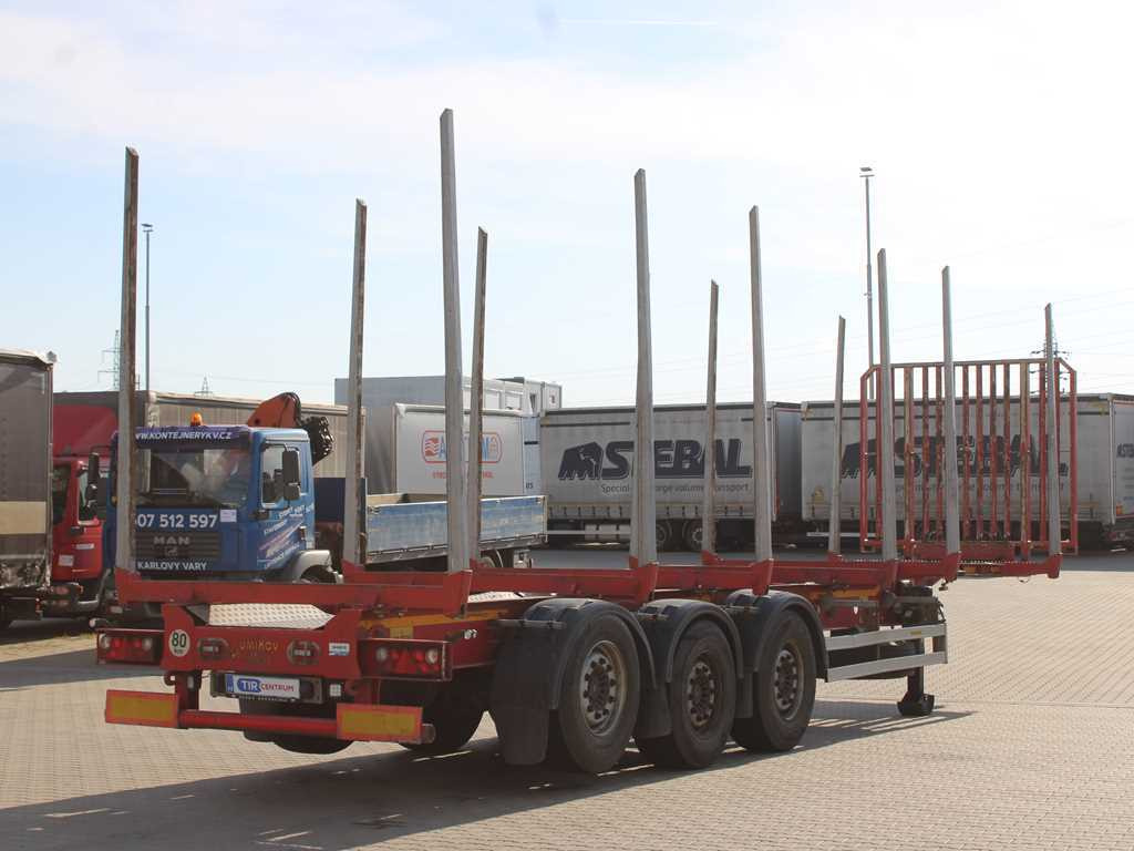 Umikov NPK 39, SAF AXLES, 2X LIFT AXLE - Timber semi-trailer: picture 4 Umikov NPK 39, SAF AXLES, 2X LIFT AXLE - Timber semi-trailer: picture 4