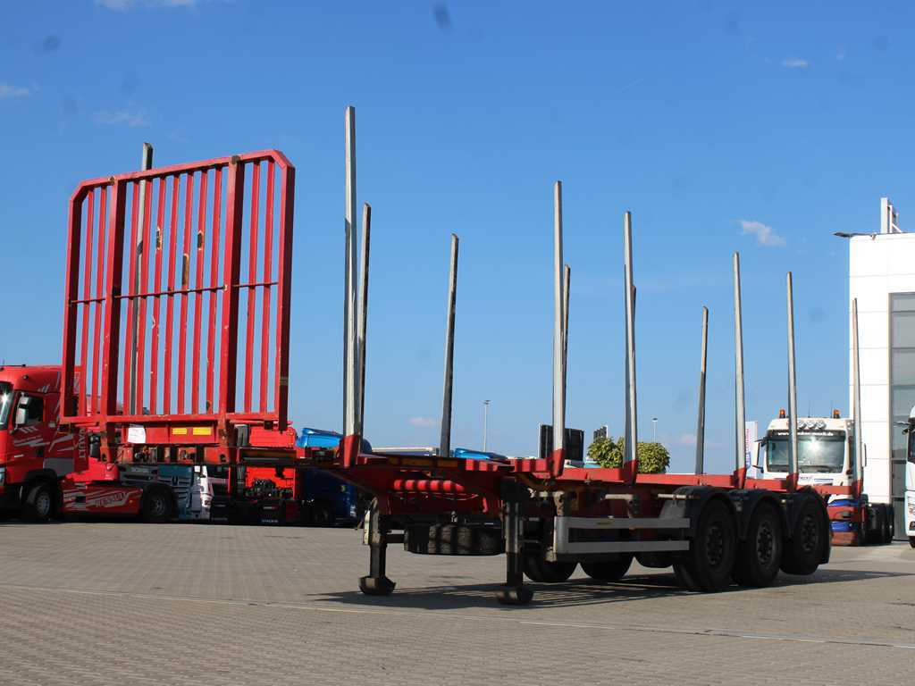 Umikov NPK 39, SAF AXLES, 2X LIFT AXLE - Timber semi-trailer: picture 1 Umikov NPK 39, SAF AXLES, 2X LIFT AXLE - Timber semi-trailer: picture 1
