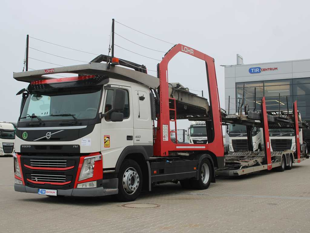 Volvo FM 460, EURO 6, VEB+, INDEPENDENT AIR CONDITIONING, + LOHR (2006) - Autotransporter truck: picture 1 Volvo FM 460, EURO 6, VEB+, INDEPENDENT AIR CONDITIONING, + LOHR (2006) - Autotransporter truck: picture 1