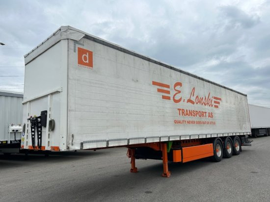 Berger SAPL 24 LTN Light, 5730 kg, 1A lift, 3A gelenkt - Curtainsider semi-trailer: picture 1 Berger SAPL 24 LTN Light, 5730 kg, 1A lift, 3A gelenkt - Curtainsider semi-trailer: picture 1