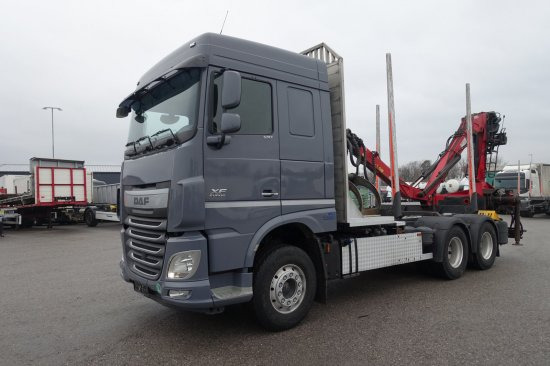 DAF FAT XF 510 mit Penz Ladekran 15Z8.70 inkl. Holzgreifer 6x4 - Timber truck: picture 1 DAF FAT XF 510 mit Penz Ladekran 15Z8.70 inkl. Holzgreifer 6x4 - Timber truck: picture 1