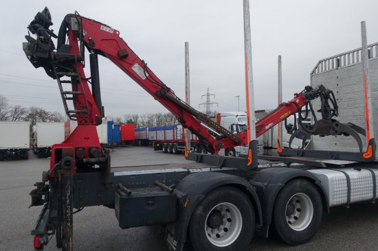 Timber truck DAF FAT XF 510 mit Penz Ladekran 15Z8.70 inkl. Holzgreifer 6x4: picture 8