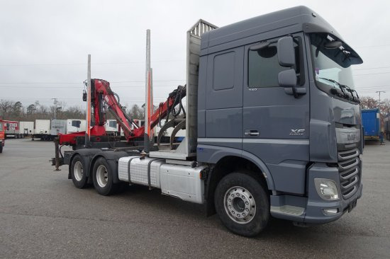 DAF FAT XF 510 mit Penz Ladekran 15Z8.70 inkl. Holzgreifer 6x4 - Timber truck: picture 3 DAF FAT XF 510 mit Penz Ladekran 15Z8.70 inkl. Holzgreifer 6x4 - Timber truck: picture 3