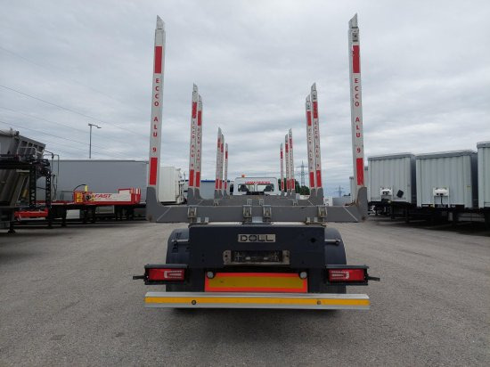 DOLL Holzauflieger H3S-12, Tydraul , Langholz,  2+4 verstellbare Rungenpaare, Langholz, Liftachse, - Timber semi-trailer: picture 3 DOLL Holzauflieger H3S-12, Tydraul , Langholz,  2+4 verstellbare Rungenpaare, Langholz, Liftachse, - Timber semi-trailer: picture 3