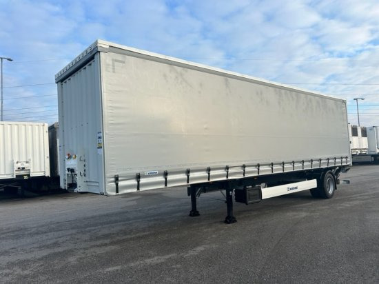 Krone City Liner Profi, 1-Achs- Zwangsgelenkt, Dhollandia LBW 2000kg, - Curtainsider semi-trailer: picture 1 Krone City Liner Profi, 1-Achs- Zwangsgelenkt, Dhollandia LBW 2000kg, - Curtainsider semi-trailer: picture 1