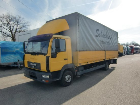 MAN LE 12.220 Plane, LBW, manual - Curtainsider truck: picture 1 MAN LE 12.220 Plane, LBW, manual - Curtainsider truck: picture 1
