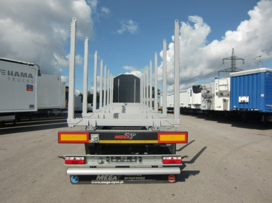 MEGA TIMBER LONG Holzauflieger 8 Rungenpaare 3. Achse Liftachse - Timber semi-trailer: picture 5 MEGA TIMBER LONG Holzauflieger 8 Rungenpaare 3. Achse Liftachse - Timber semi-trailer: picture 5