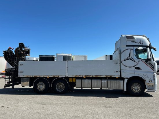 Mercedes-Benz Actros 2545 L 6x2, Retarder, Pritsche, Hiab XS 166 D-4 PRO, E5 - Dropside/ Flatbed truck, Crane truck: picture 4 Mercedes-Benz Actros 2545 L 6x2, Retarder, Pritsche, Hiab XS 166 D-4 PRO, E5 - Dropside/ Flatbed truck, Crane truck: picture 4
