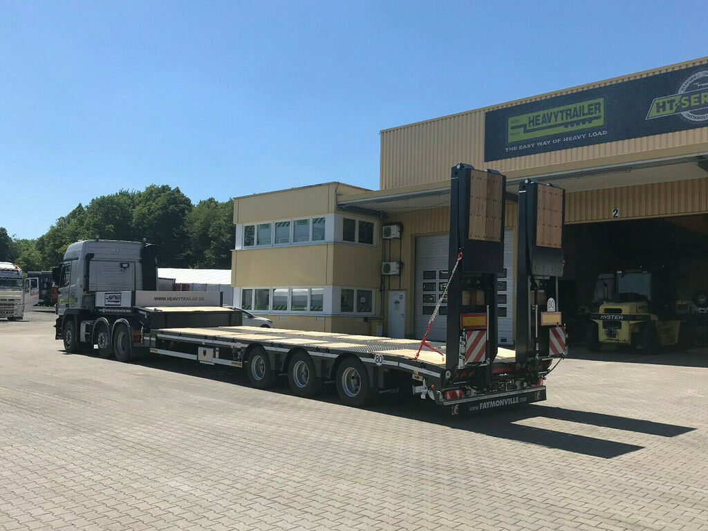 Faymonville 3-Achs-Semi m. hydr. Ladebett u. hydr. Rampen H - Low loader semi-trailer: picture 1 Faymonville 3-Achs-Semi m. hydr. Ladebett u. hydr. Rampen H - Low loader semi-trailer: picture 1