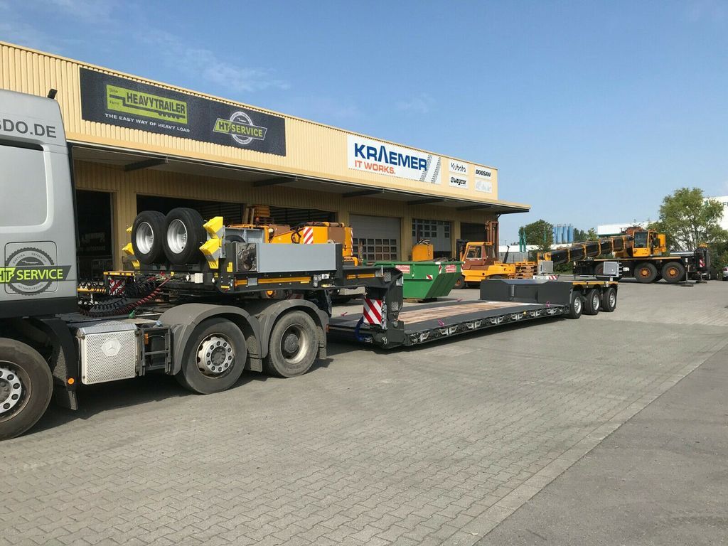 Faymonville 3-Achs-Tiefbett mit Pendelachsen - Low loader semi-trailer: picture 2 Faymonville 3-Achs-Tiefbett mit Pendelachsen - Low loader semi-trailer: picture 2