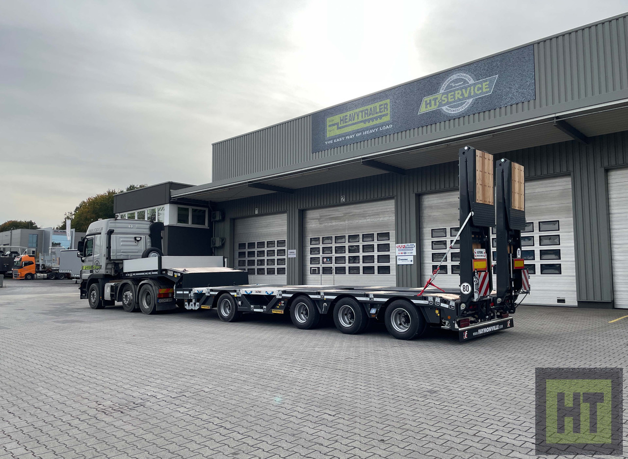 New Low loader semi-trailer Faymonville 4-(1+3)-Achs-Tele-Semi-Radmulden-Rampen zg: picture 9