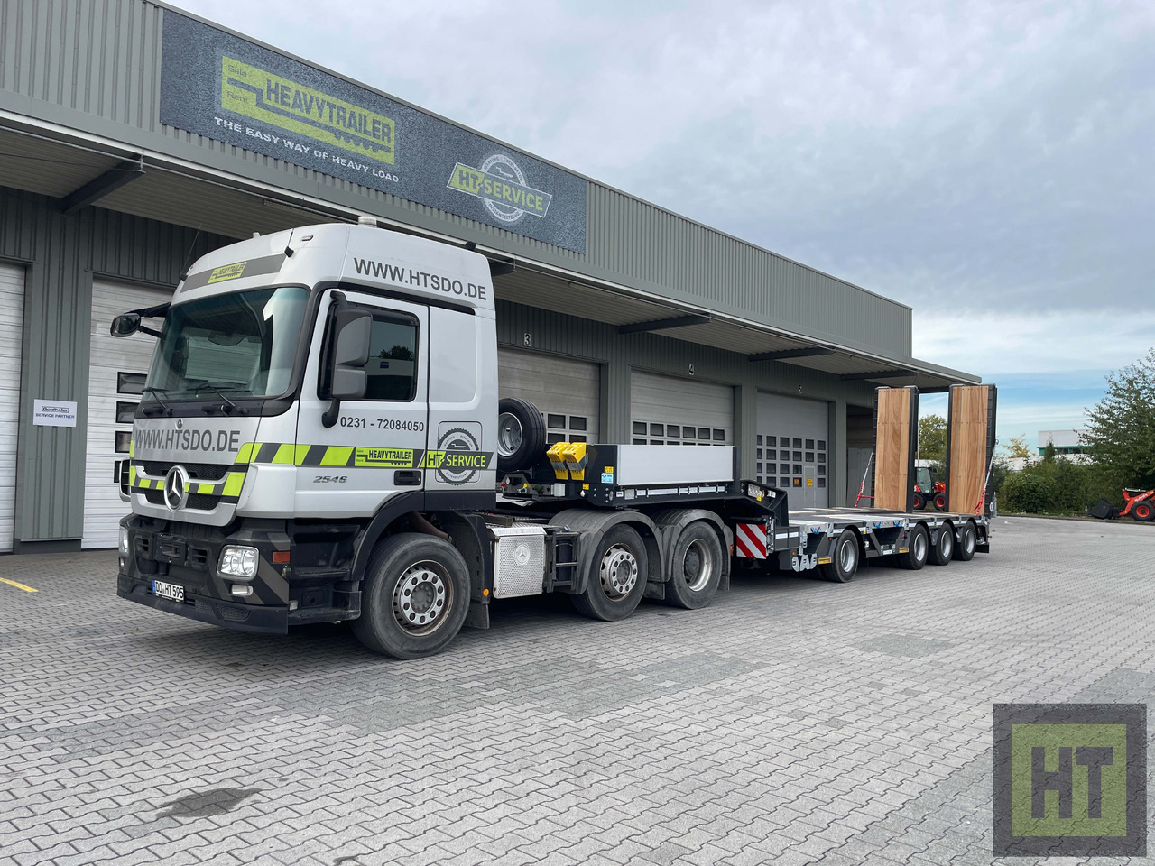 New Low loader semi-trailer Faymonville 4-(1+3)-Achs-Tele-Semi-Radmulden-Rampen zg: picture 10