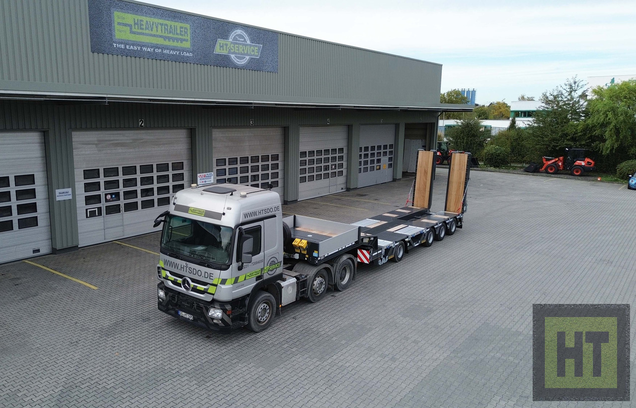 New Low loader semi-trailer Faymonville 4-(1+3)-Achs-Tele-Semi-Radmulden-Rampen zg: picture 11