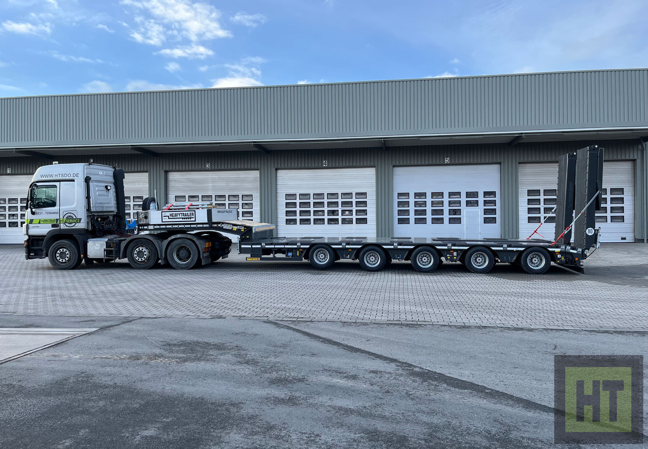 New Low loader semi-trailer Faymonville 5-Achs-Tele-Semi mit Halbachsen "Twinaxle" und hydr. Rampen: picture 7 New Low loader semi-trailer Faymonville 5-Achs-Tele-Semi mit Halbachsen "Twinaxle" und hydr. Rampen: picture 7