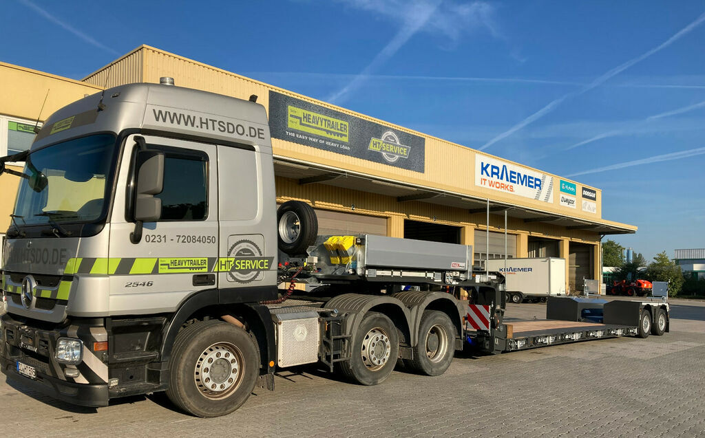 Faymonville MAX Trailer 2-Achs-Tiefbett mit Pendelachsen - Low loader semi-trailer: picture 2 Faymonville MAX Trailer 2-Achs-Tiefbett mit Pendelachsen - Low loader semi-trailer: picture 2