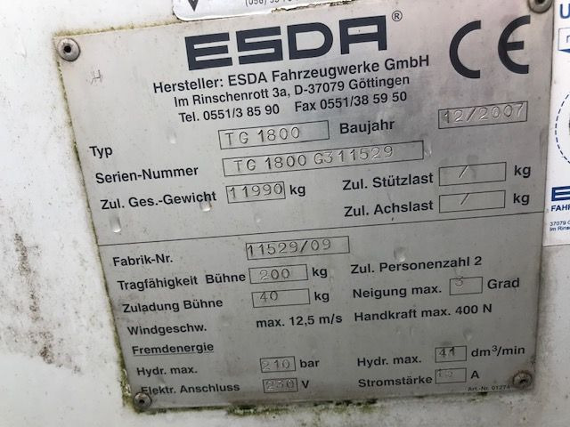 Iveco Eurocargo 120E18* - Truck mounted aerial platform: picture 4 Iveco Eurocargo 120E18* - Truck mounted aerial platform: picture 4